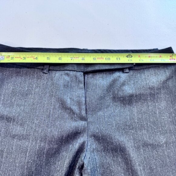 Sisley High-End Black Slacks - Black with Light Grey Pinstripe (size 42/ ~US 6) - Picture 6 of 7